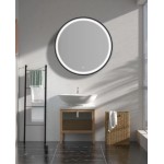 Round Led Mirrors With Black Framed 900*900